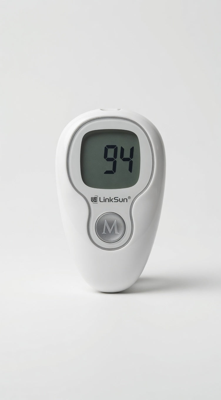 Blood Glucose Meter Kit with Test Strips & Lancets | No Coding Diabetes Glucometer