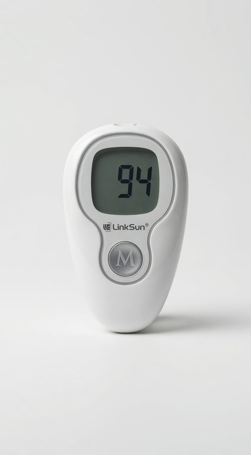 Blood Glucose Meter Kit with Test Strips & Lancets | No Coding Diabetes Glucometer