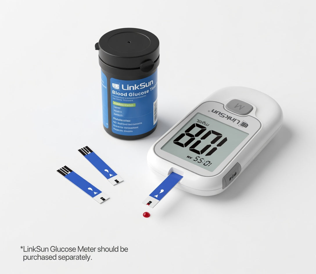 Blood Glucose Test Strips & Lancets Bundle